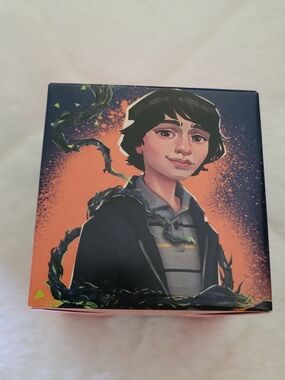 Netflix Stranger Things Gradient Red Yellow Orange Retro Art Print